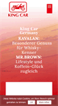 Mobile Screenshot of kingcar-germany.de